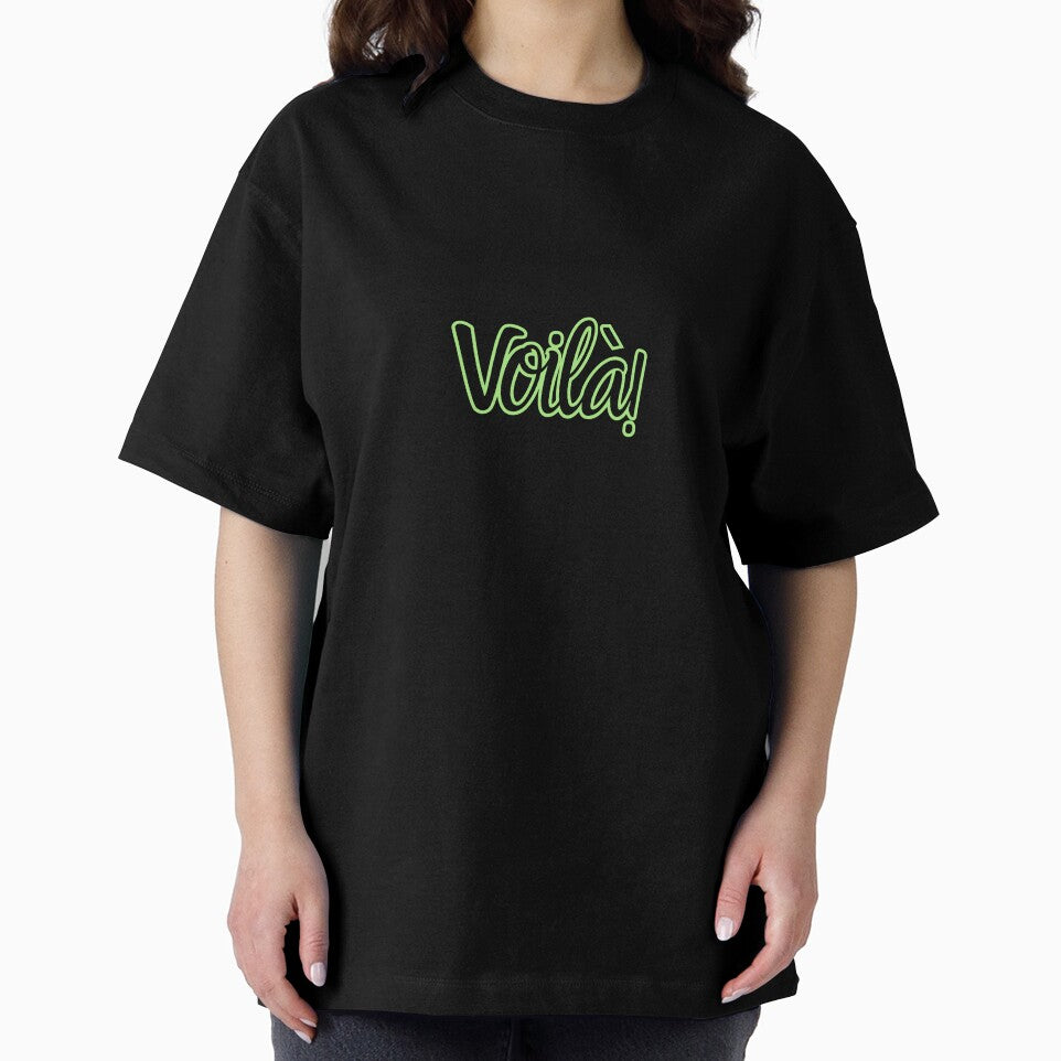 Voilà! – Bold French Typography in Green & Black by Inkworksbyshery