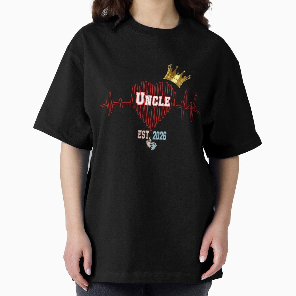 Funny Uncle Est 2026 Heartbeat by QuiteOrbit