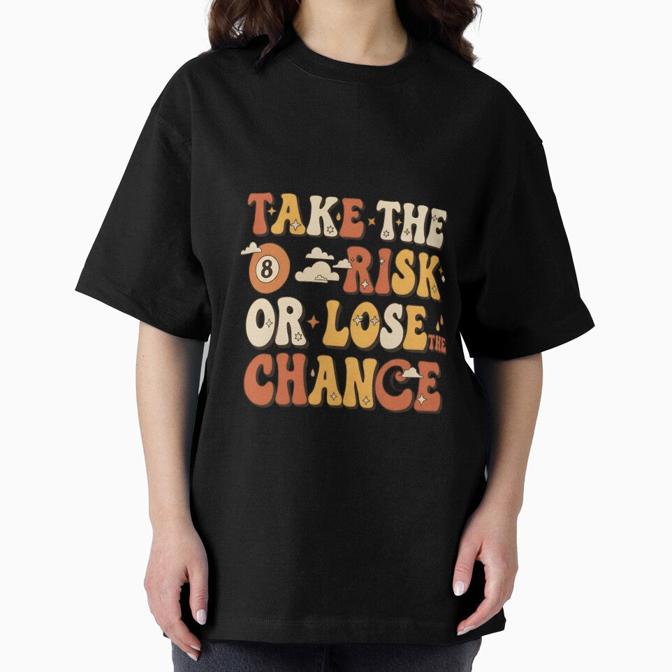 Take The Risk Or Lose The Chance Retro 70s Typography by avwear