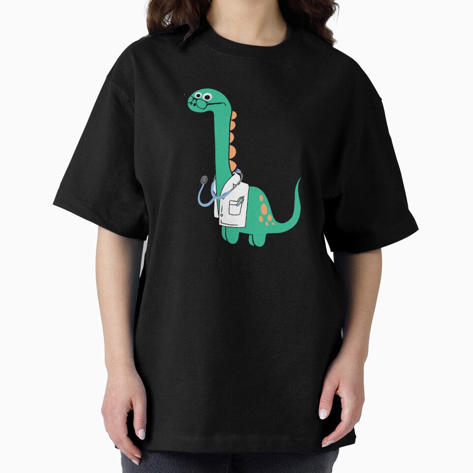 Cute Dinosaur Doctor with Stethoscope – Kids Medical Gift by karolaart