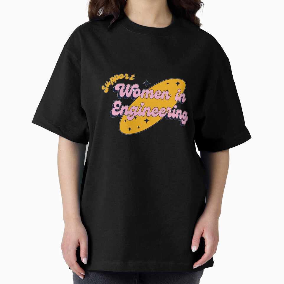 Retro, Colorful Support Women in Engineering by meggwill