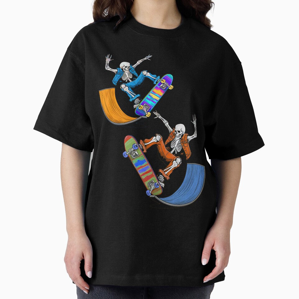 Skeleton Cool Retro Vibe Skateboarding Skeleton by Cute & Sassy Custom Gifting Boutiques