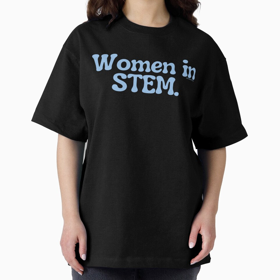 Women in STEM., light blue, v12b | lilsboobthangs by lilsboobthangs