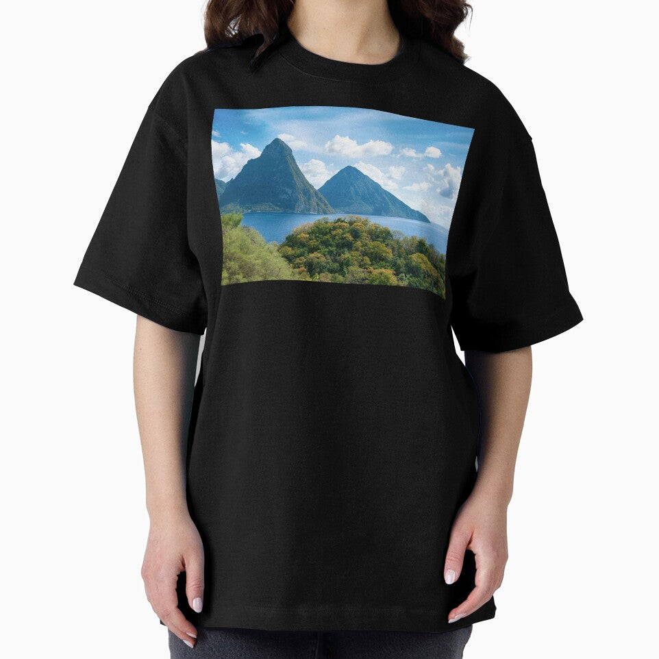 The Pitons, St. Lucia by scenerymerch