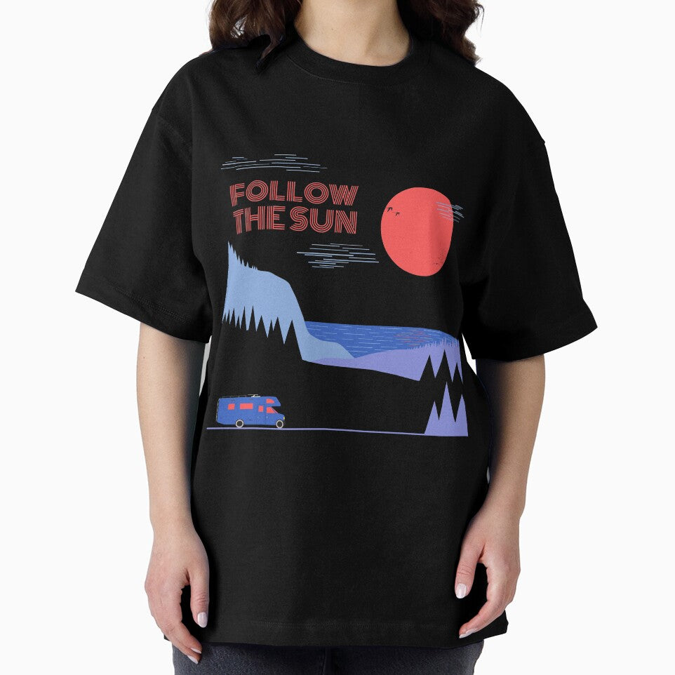 Sun Sunset Adventure Camping Mountains Sea Campervan by CreatDifference