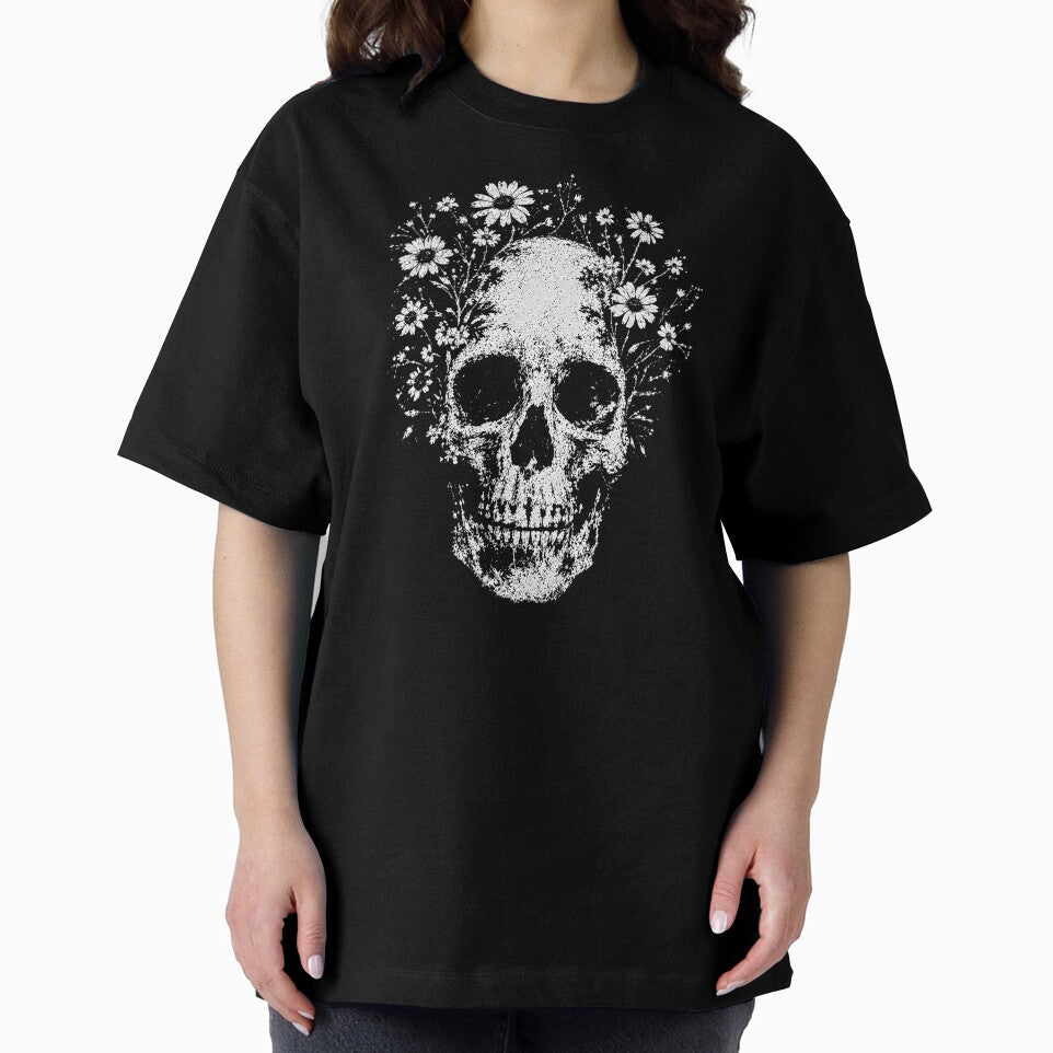 Boho Floral Skull by PastelWingg