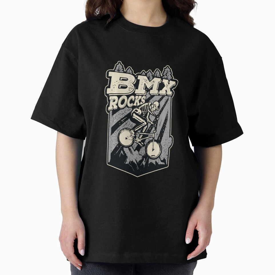 BMX Rocks Funny Skeleton BMX Rider by ClosetVelvet