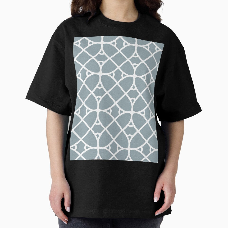 Mid-tone Blue and White Geometric Shape Pattern Pairs Graham and Brown 2022 Color of the Year Breathe - Colour Trends - Hue - Shade by ColorOfTheYears