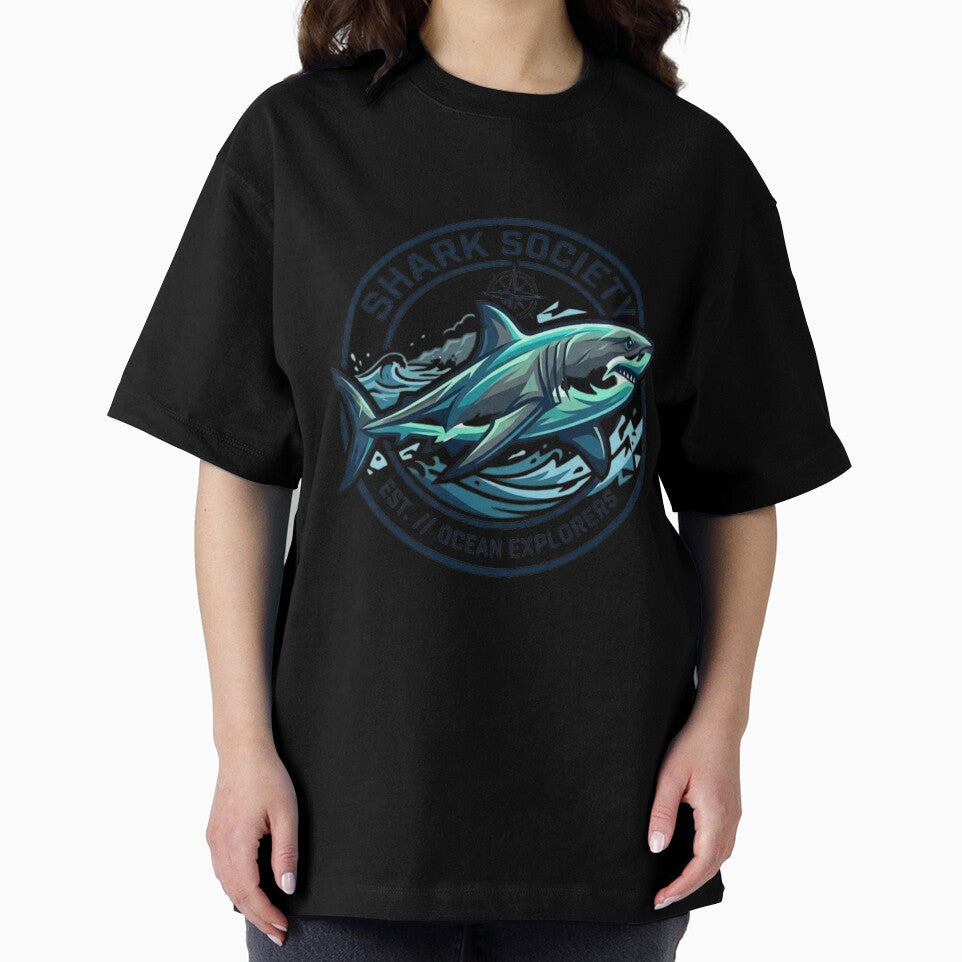 Shark Society Vintage Ocean Explorer Graphic by Wear Sculpt