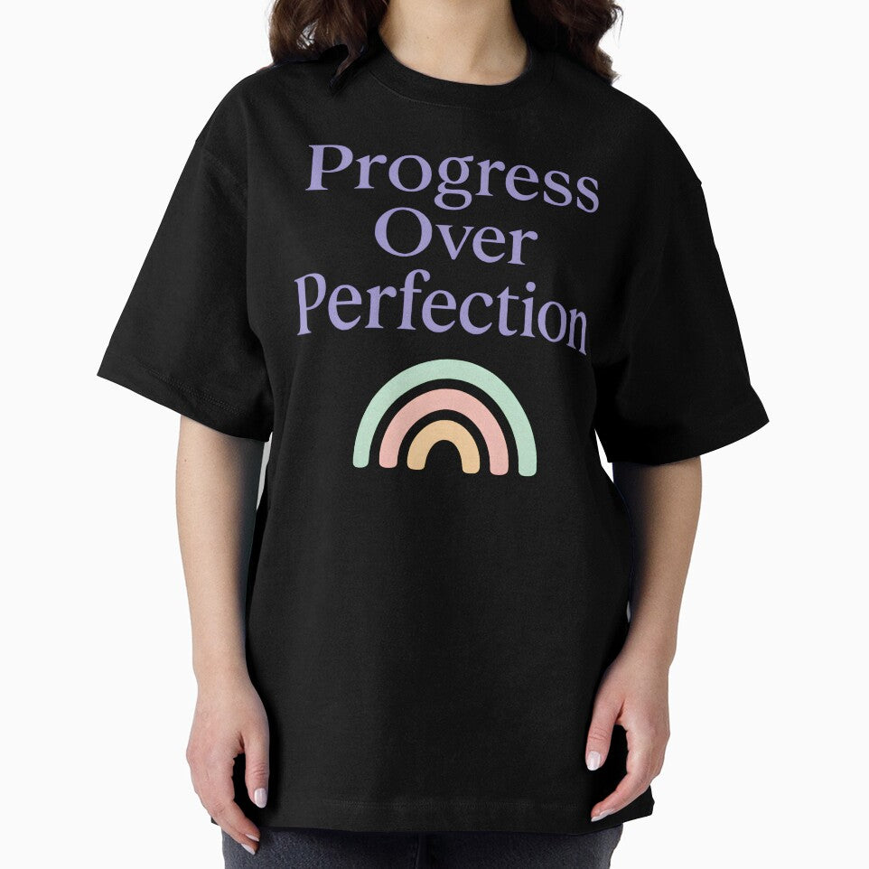 mental health therapist Progress Over Perfection by Uglyandcute