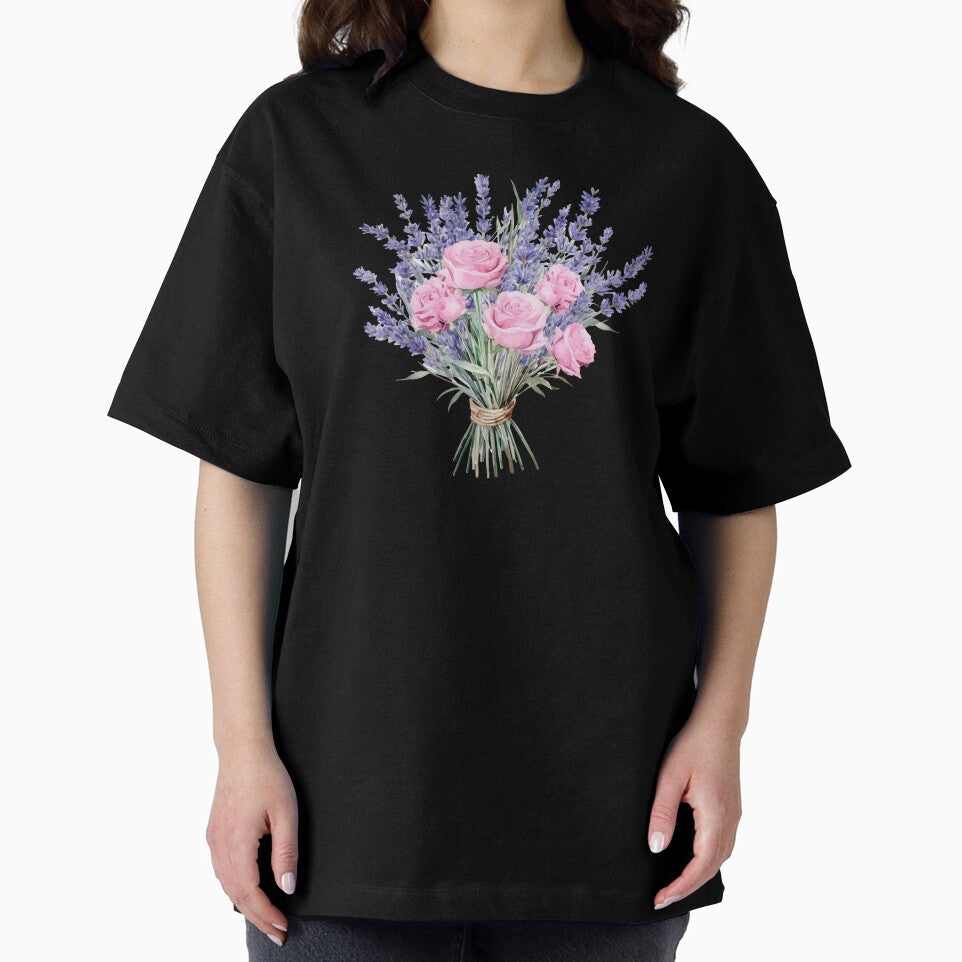 Lavender Bouquet With Rose by New-School-Wave