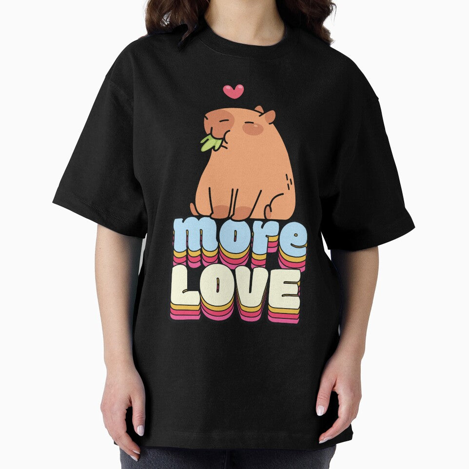 Cute Capybara Spreading More Love Positivity by chillaxcats