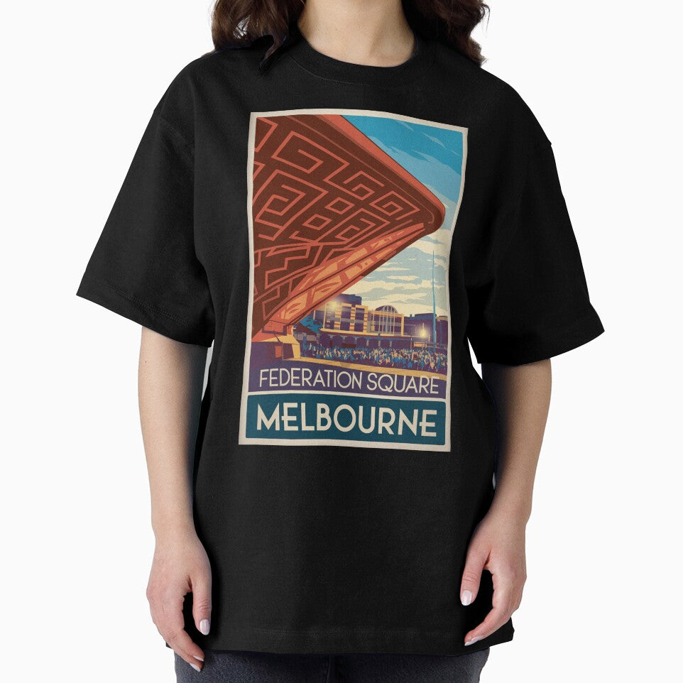Melbourne Vintage Travel Poster by TravelerRat