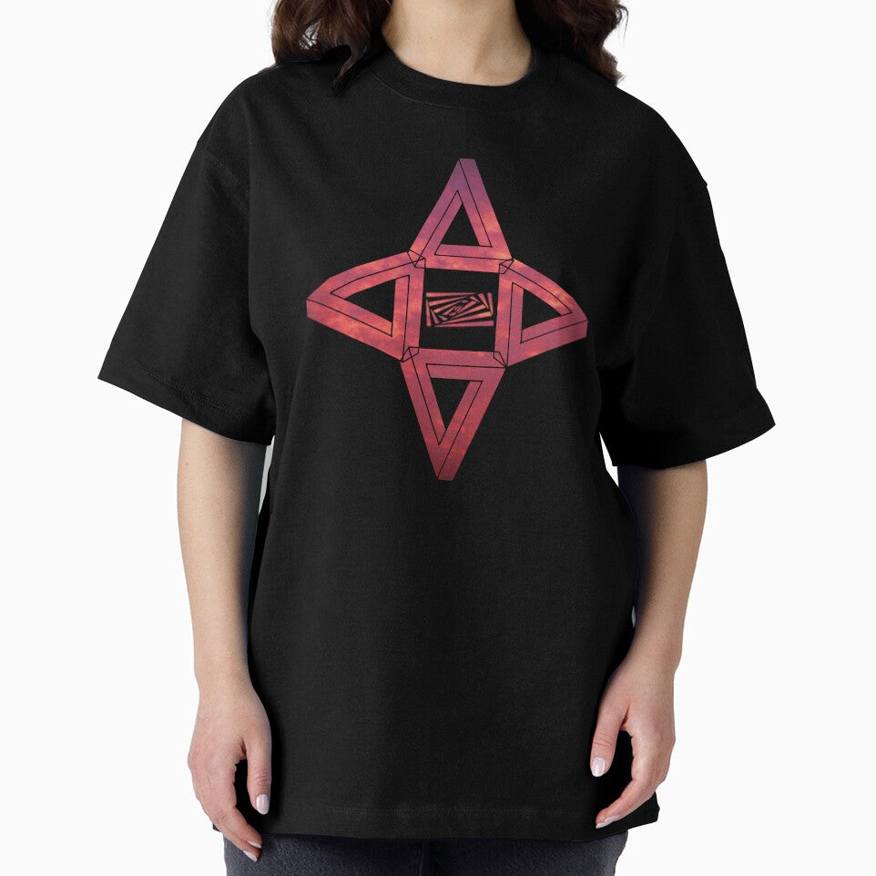 Red Sky Triangle Me Impressed Star by createVisions
