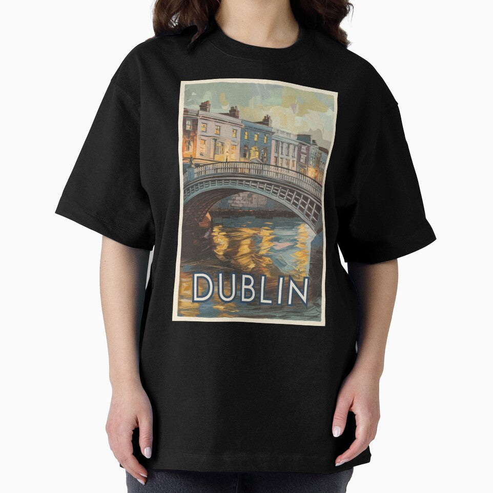 Dublin Vintage Travel Poster by TravelerRat