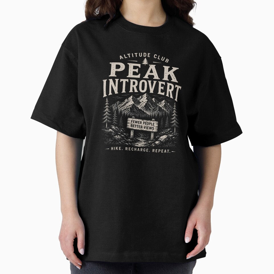 Peak Introvert Funny Outdoor Design 4 by Miles&Moments