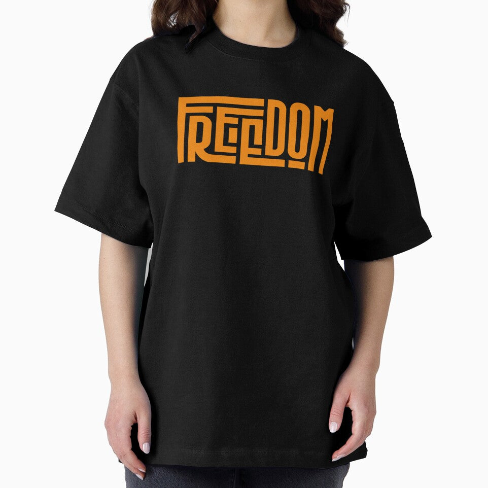FREEDOM – Bold Minimal Typography Statement by Hilal-Studio