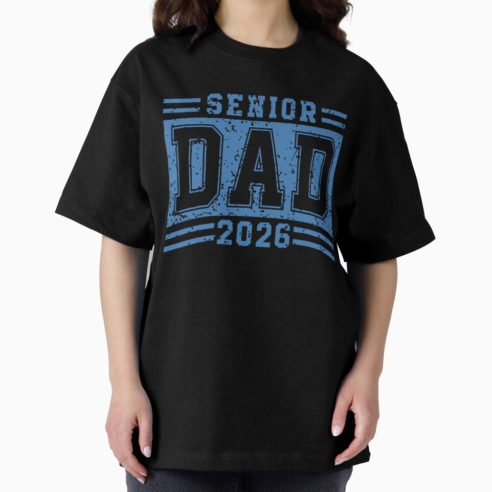 Blue Distressed Senior Dad 2026 by AlienOccupation