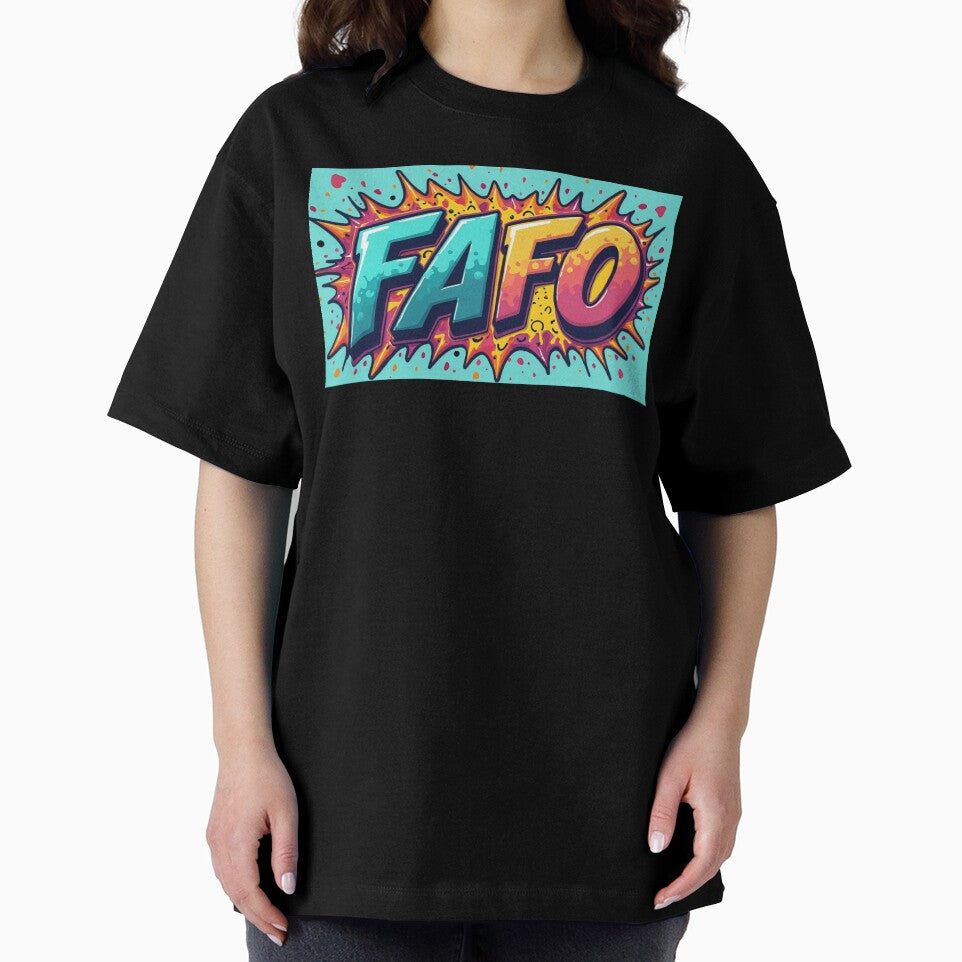 FAFO T-Shirt – Bold Comic Pop Art Graphic by DLG Tees