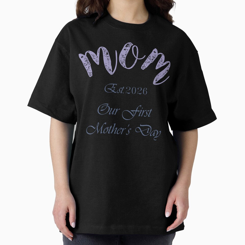 Mom Est 2026 Shirt, Our First Mothers Day Gift, New Mom Gift 2026, Pregnancy Announcement, First Time Mom Present by OneMoments