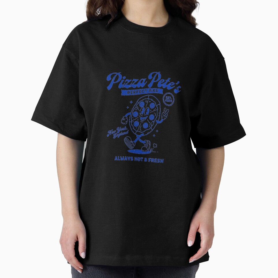 Pizza Pete's Retro Cartoon Mascot Perfect Pies Design by HoopeStylee