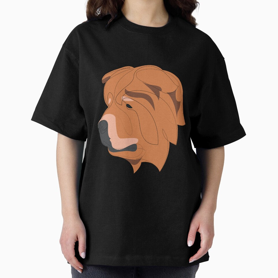 Chow Chow - continuous line by addillum