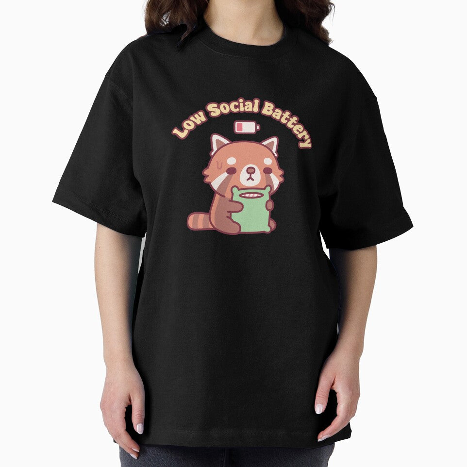 Cute Red Panda Born With Low Social Battery by rustydoodle