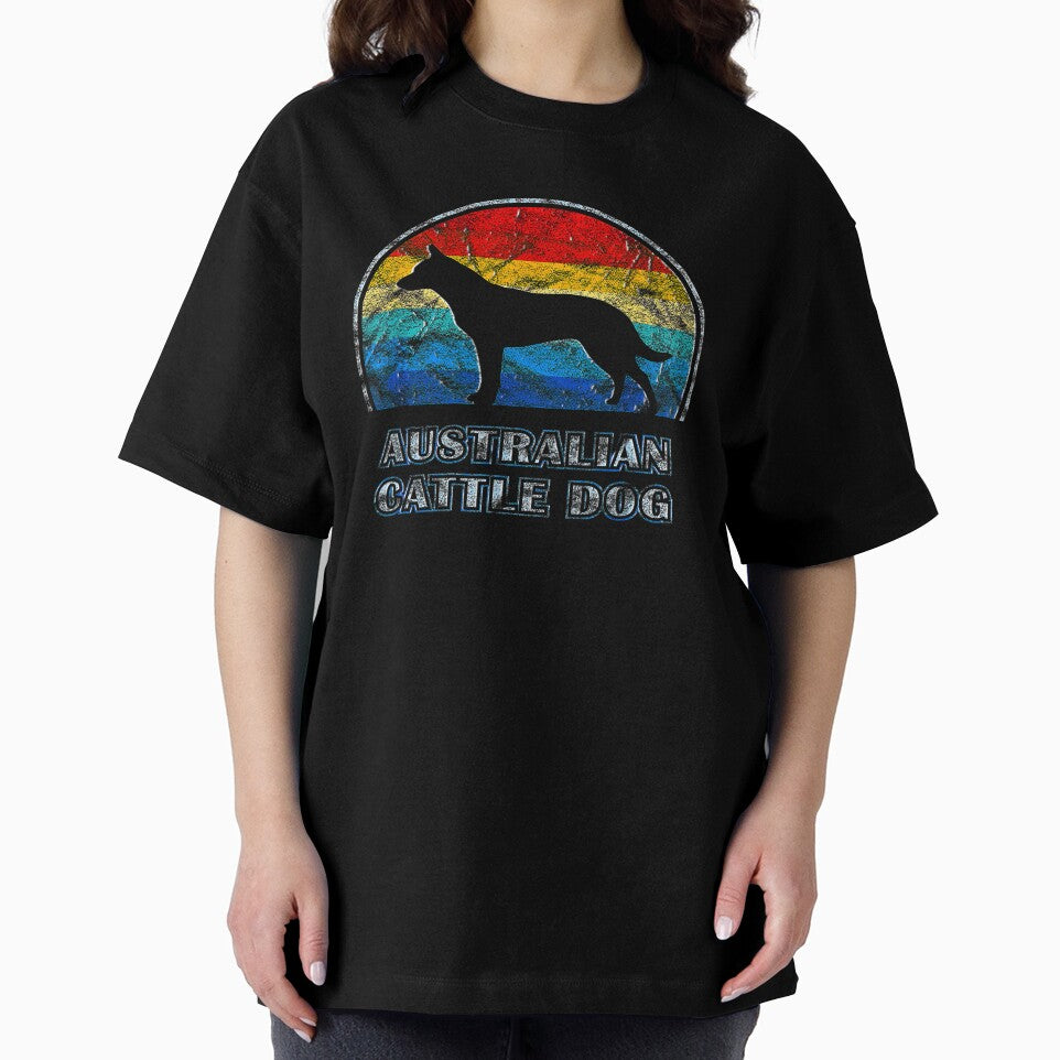 Australian Cattle Dog Vintage Design Dog Love Tee Gift Love by BargerStore
