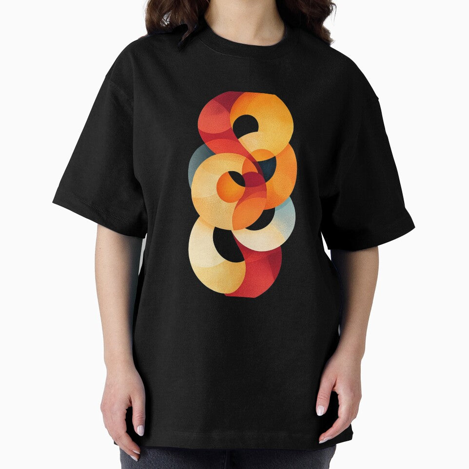 Vibrant Abstract Overlapping Circles 4 by SparroCreative