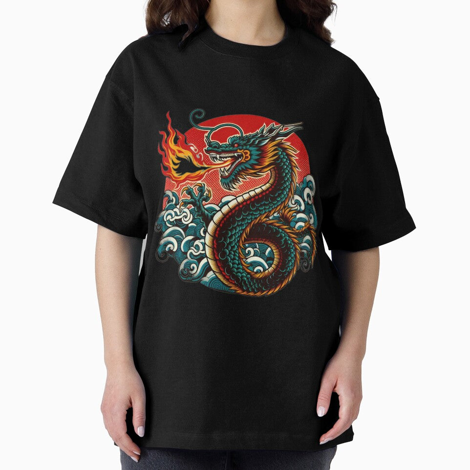 Fire Shock dragon breathing fire vintage by Expressions-Sel
