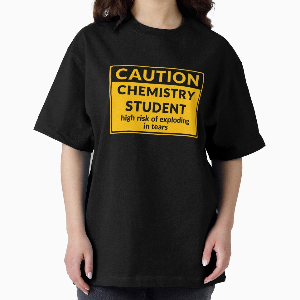 Funny warning,Funny chemistry student, funny caution sign by MH2024