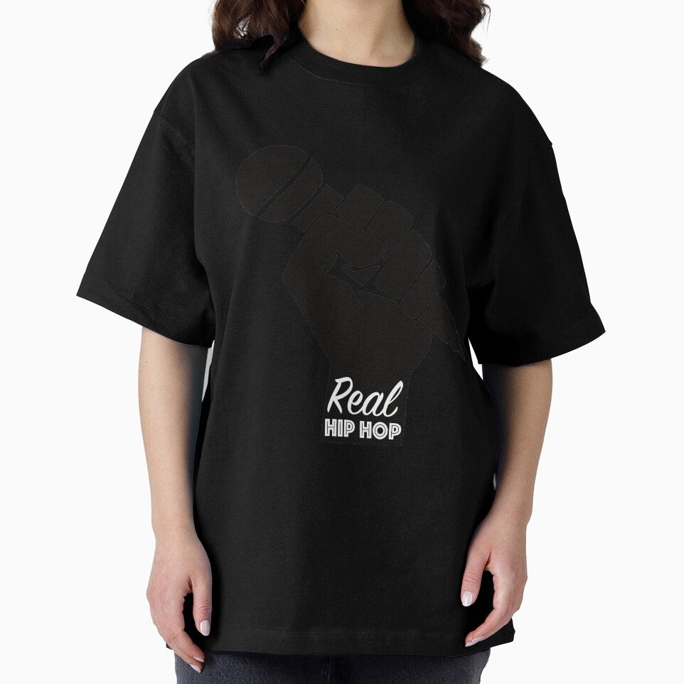 Real Hip Hop - Hand with Microphone - Hip Hop Mc Design by onjcdesign