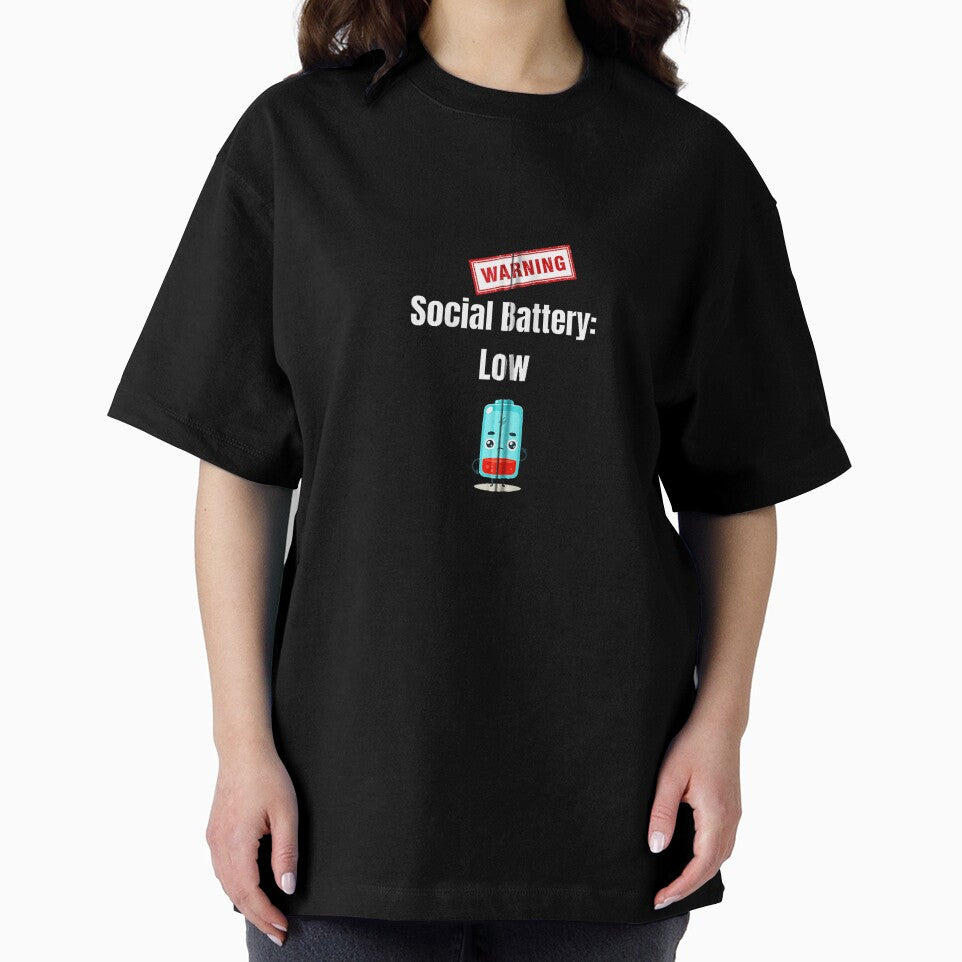 Social Battery Low Funny Introvert Humor Zip Hoodie by kevincuellar