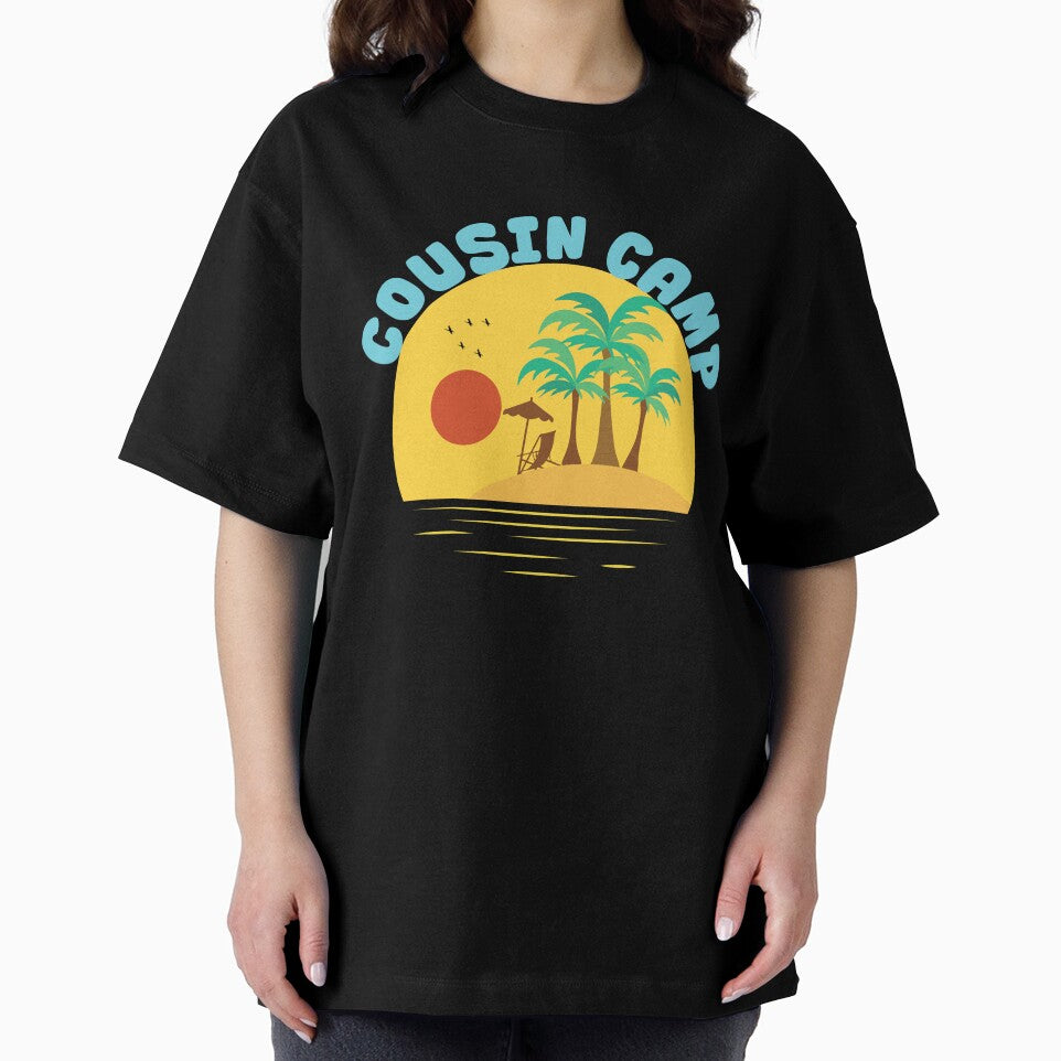 Cousin Camp Sunset Shirt – Family Reunion & Matching Vacation Design by PixelWaveBD