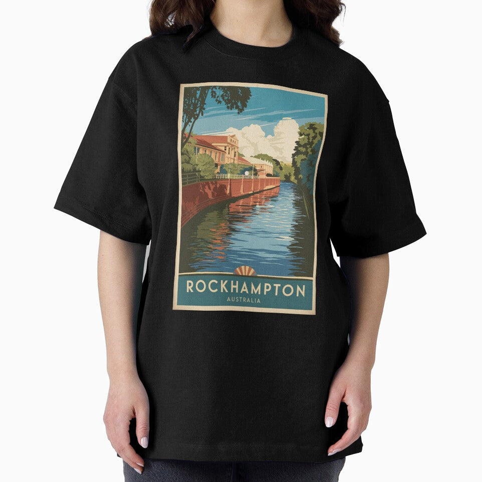 Rockhampton Vintage Travel Poster by TravelerRat
