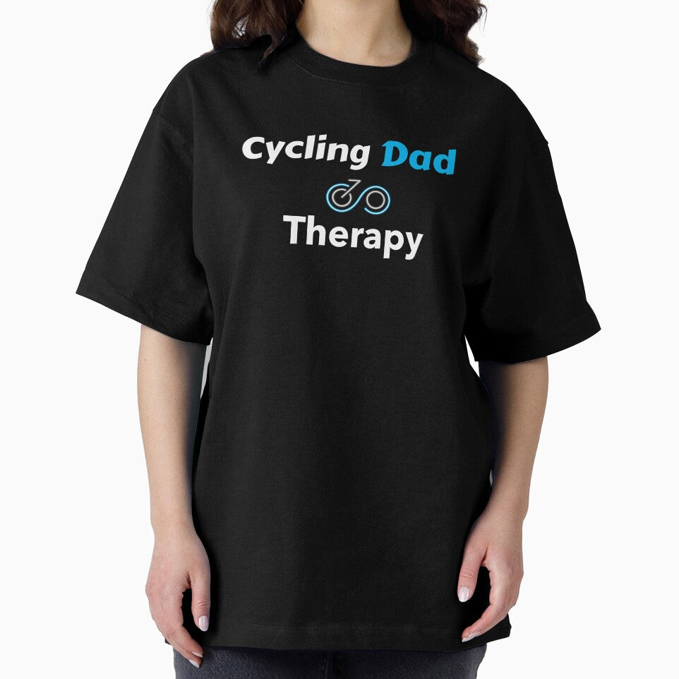 Cycling Dad Therapy - Dad Cycling by GreyTee