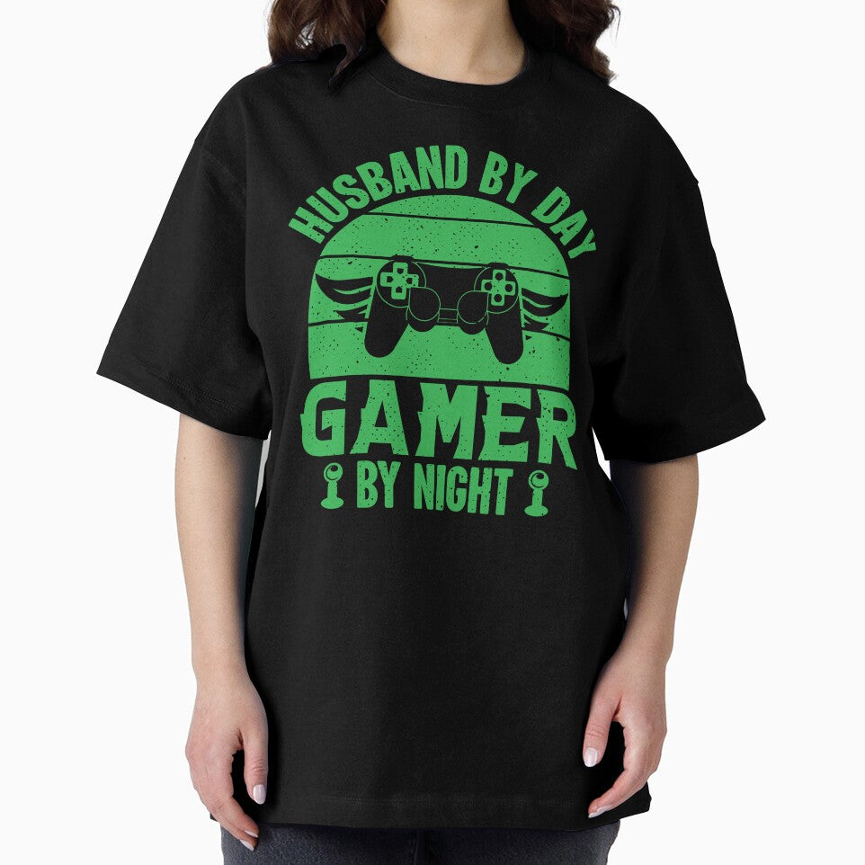 Night Gaming Hubby: Gamer Husband Controller Geek Gift by Shop Deebo