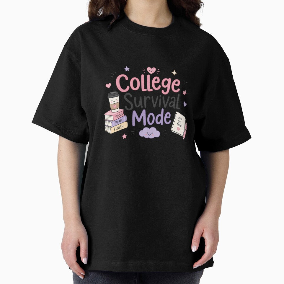 College Survival Mode Cute Kawaii Student Aesthetic Sticker by Sanika arts