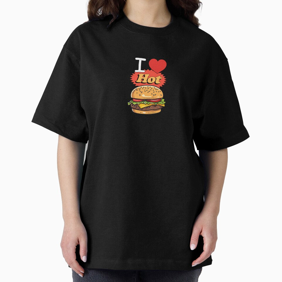 I Love Burgers Minimalist Design Classic T-Shirt by puurfectcat