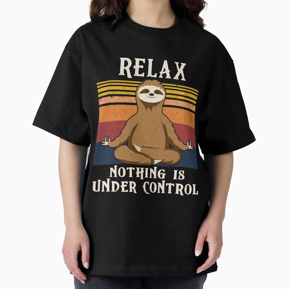 Funny Sloth Yoga Retro Vintage Gift by Hodbi