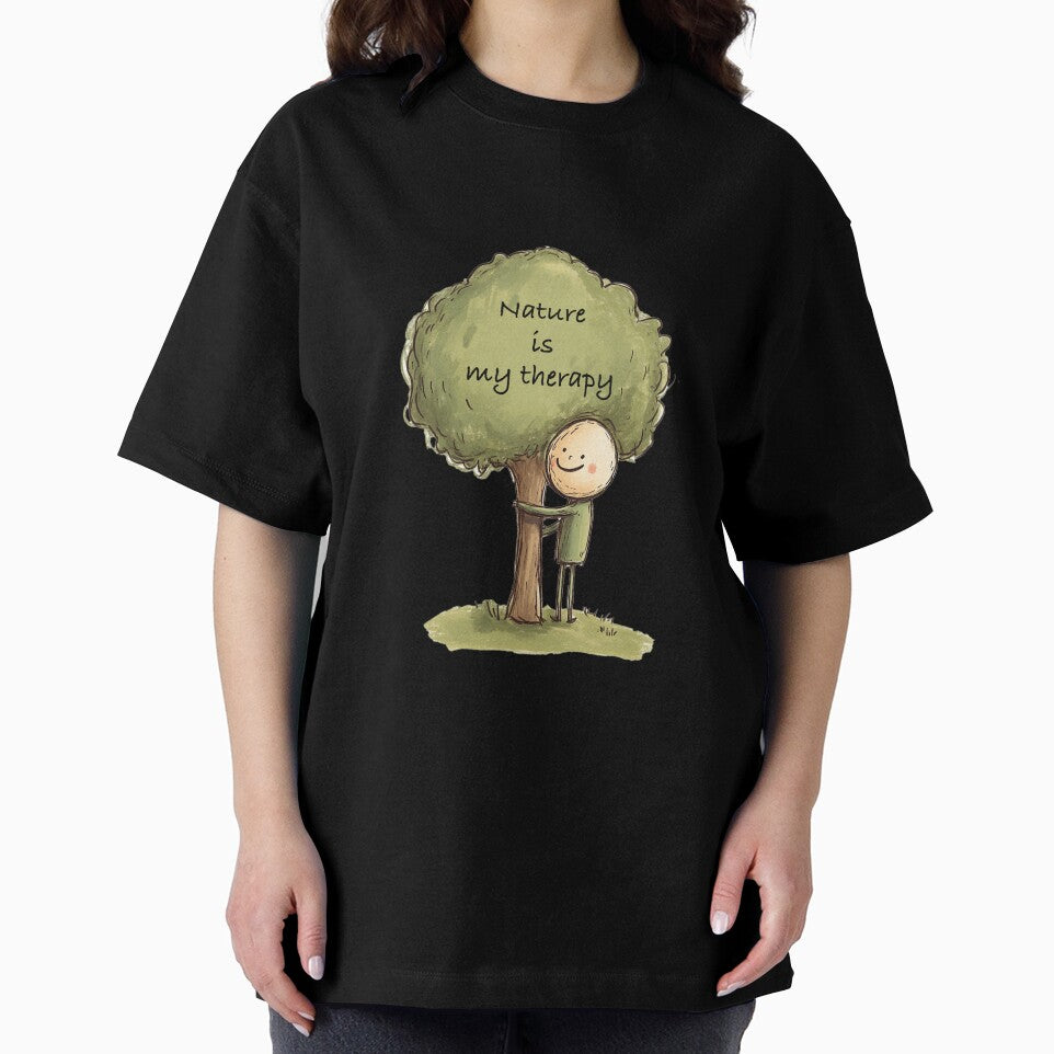 Nature Is My Therapy Design - Eco-Friendly Outdoor Enthusiast Gift by twinklepod