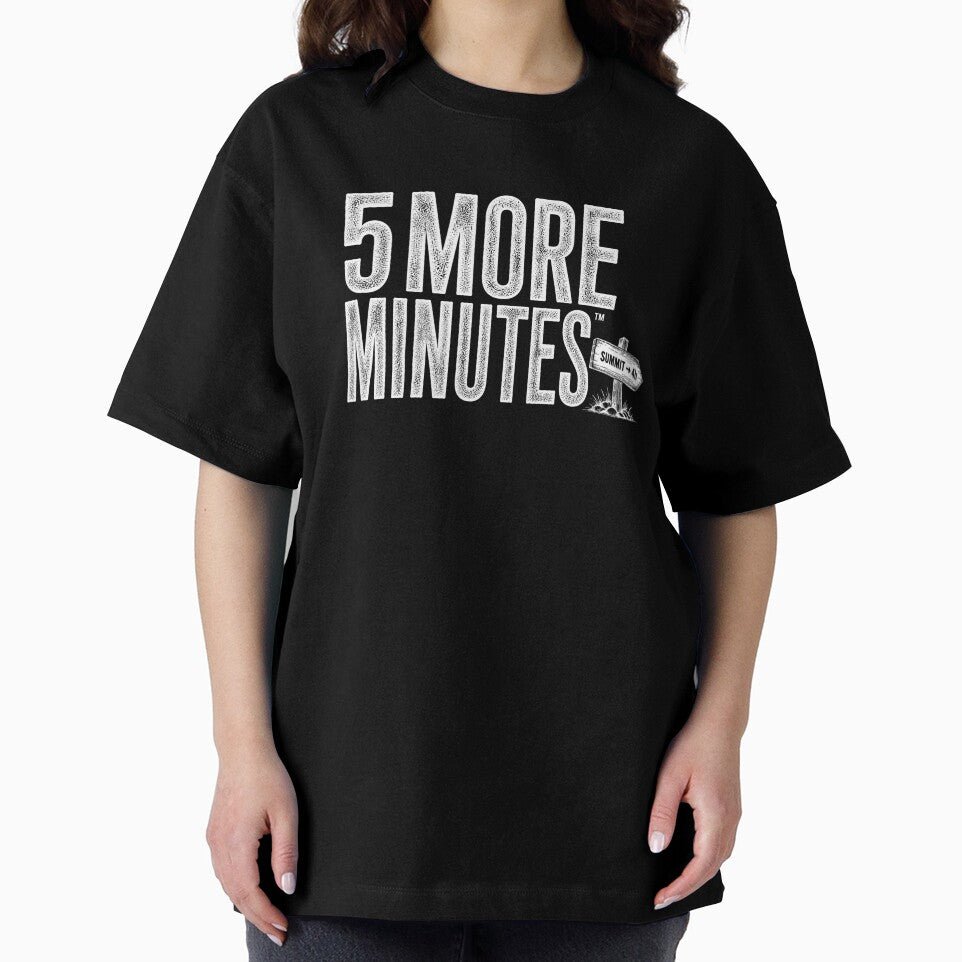 5 More Minutes Hiking Funny Outdoor Design 2 by Miles&Moments