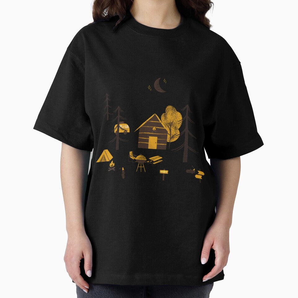 Rustic Camping At Night by PeregrineDesign