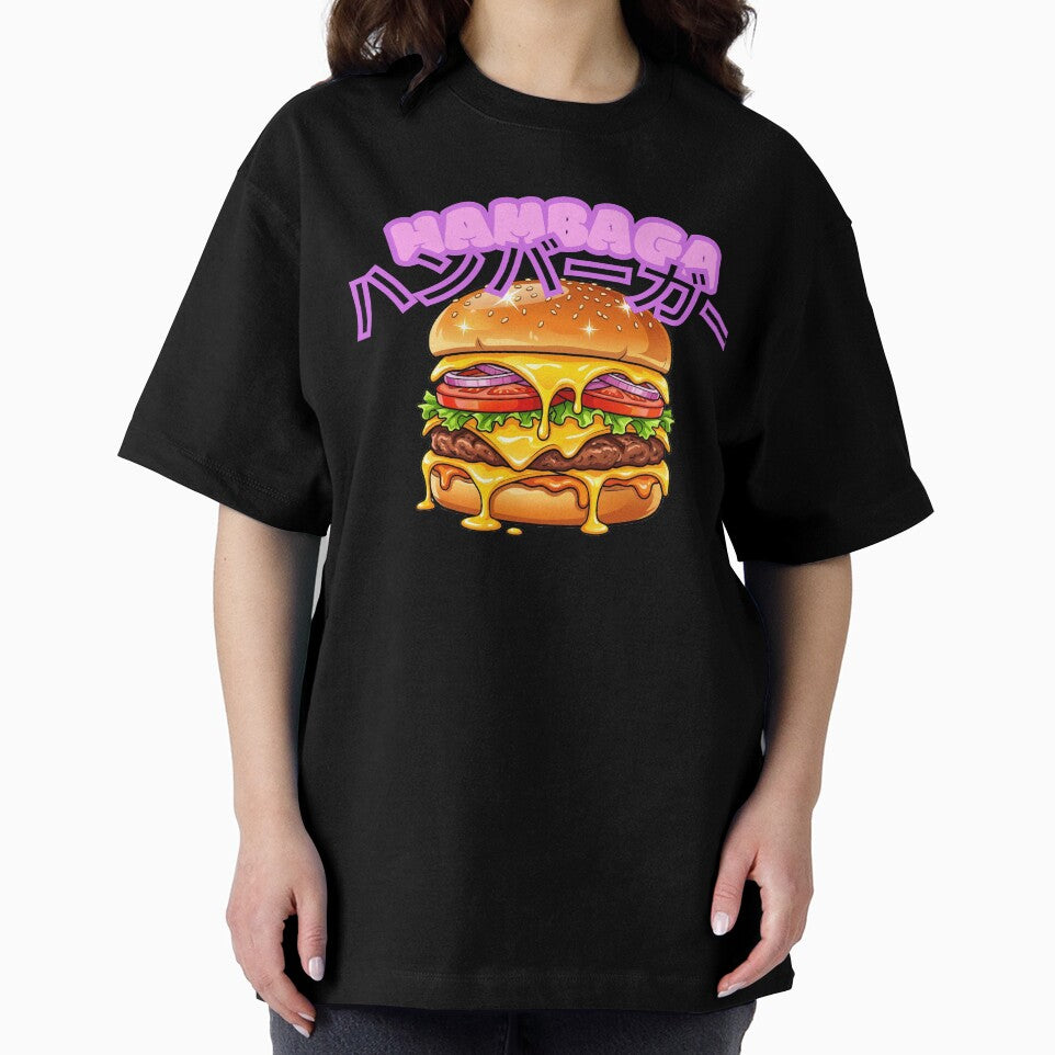 Hambaga Japanese Hamburger Burger Anime Food by Shirt-Otakus