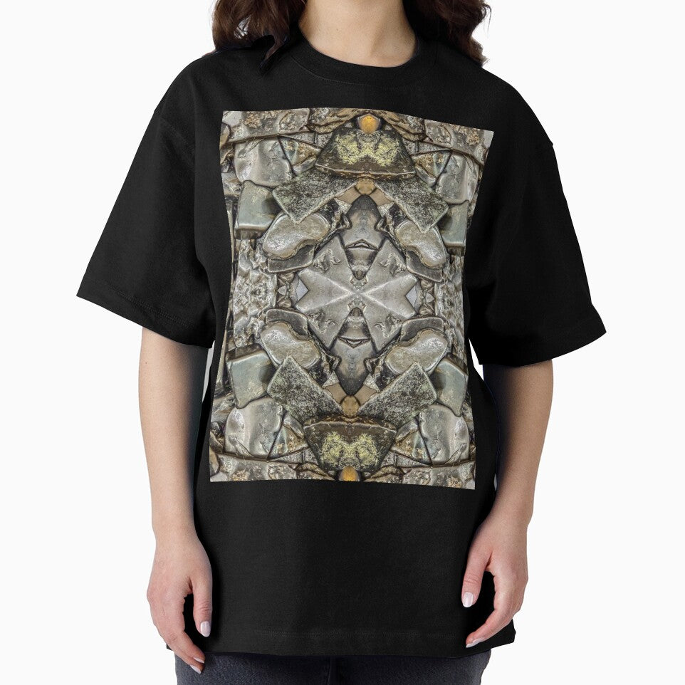 Stone Axis – Symmetrical Rock Abstract Mandala by aadventures