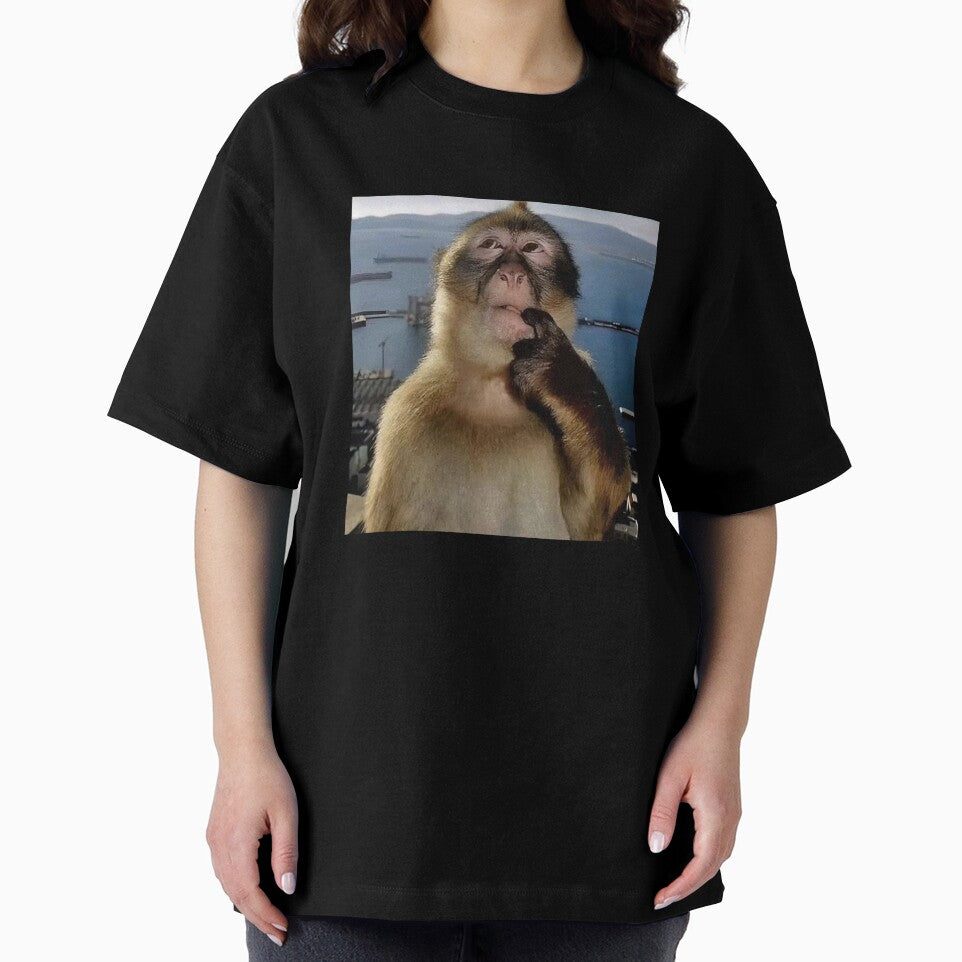 Thinking Monkey Meme Funny by studio-ssaam