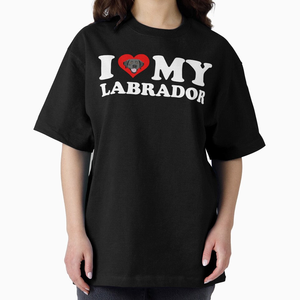 I Love My Labrador by Cat Lady Designs
