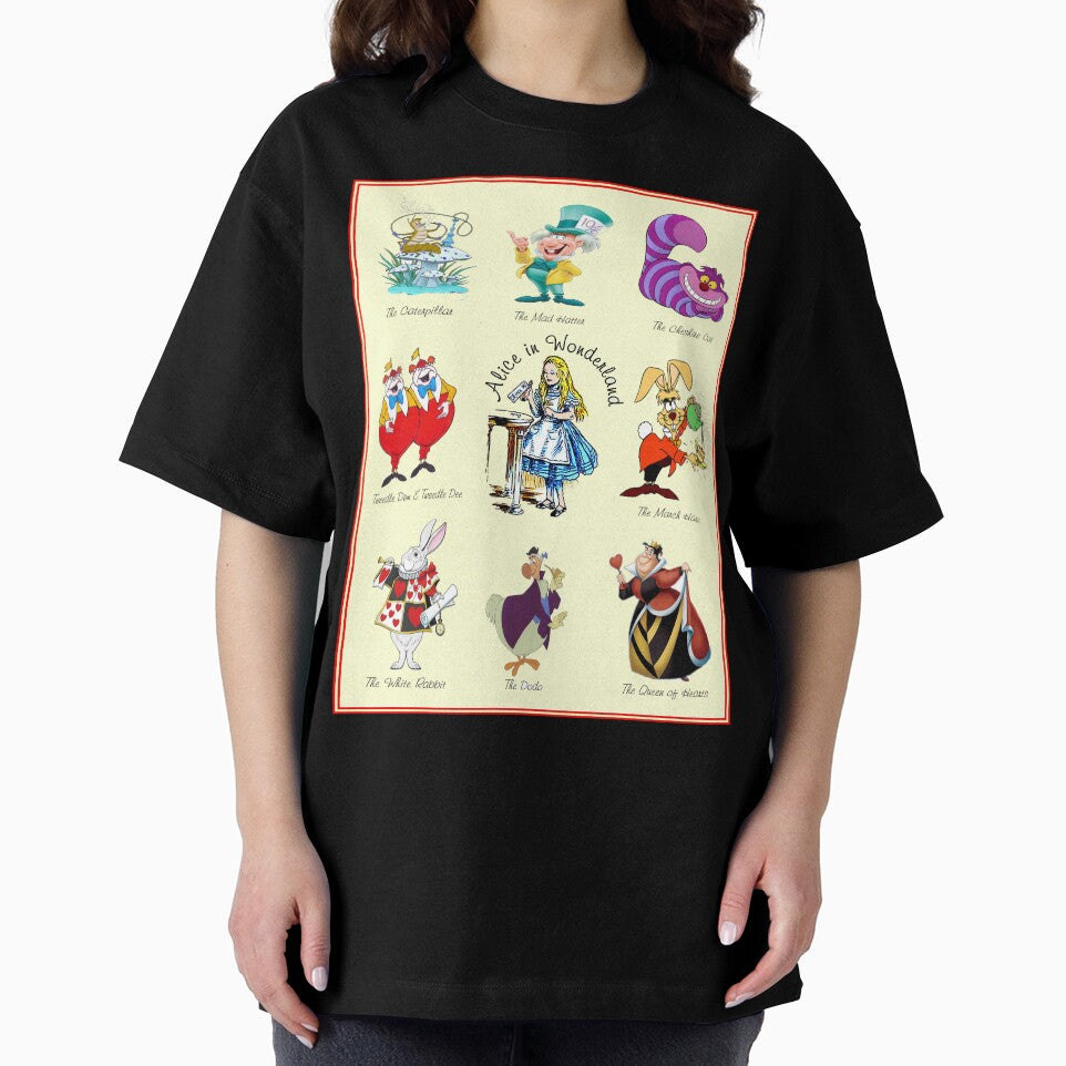 Alice in Wonderland : Vintage Abstract Character Collage Print by posterbobs