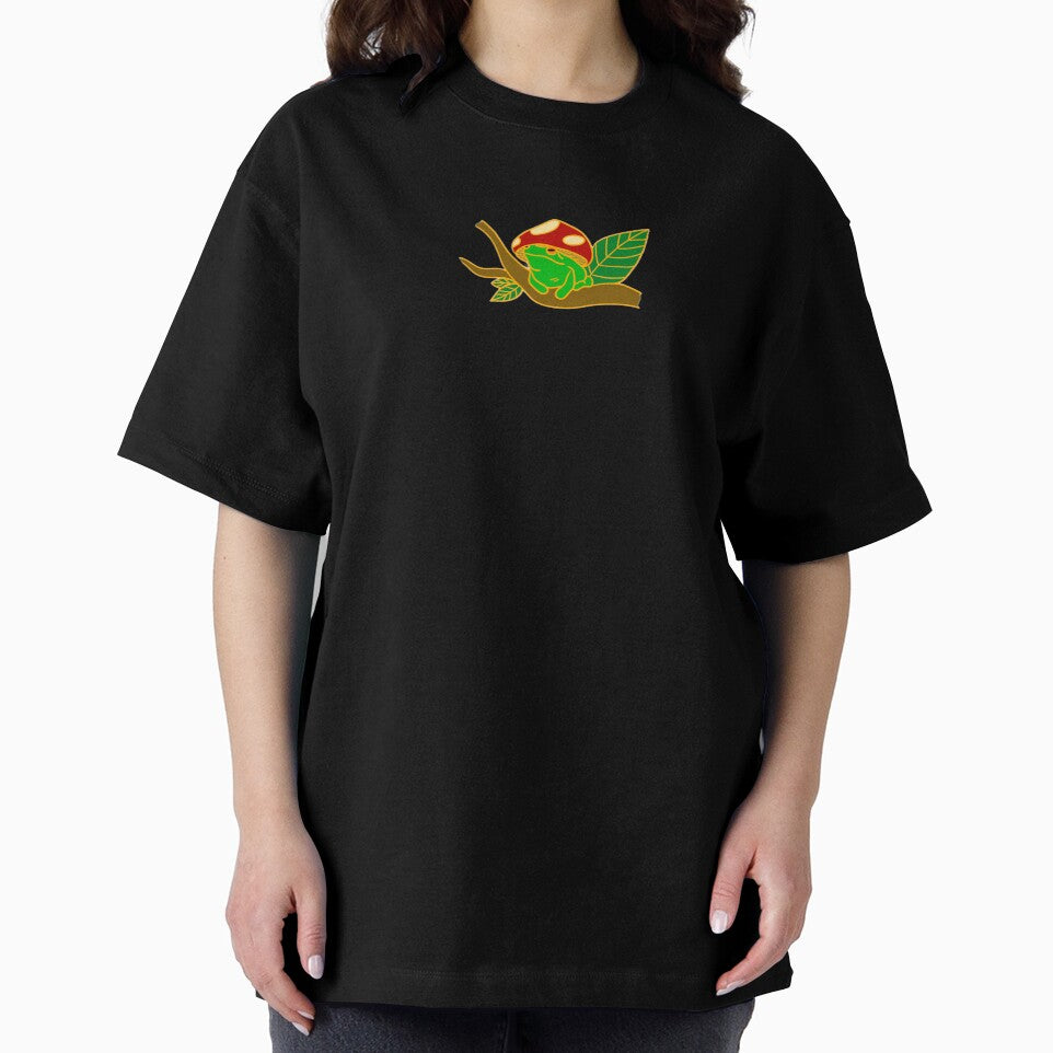 No Thoughts, Just Vibes Mushroom Frog by TofusMom