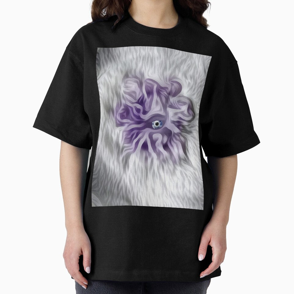 psychedelic alien flower with eye by Cyberomiz